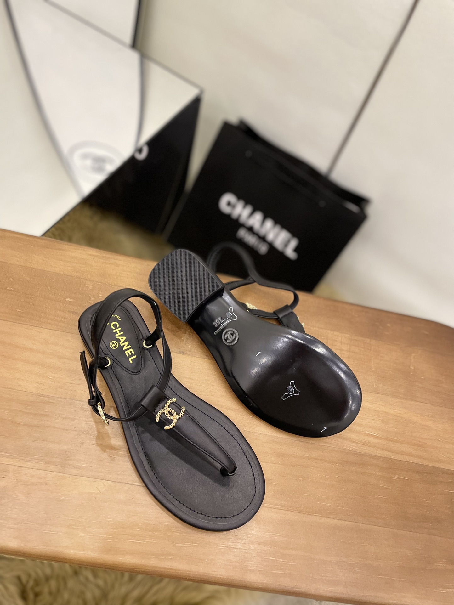 Women C*hanel Top Sandals