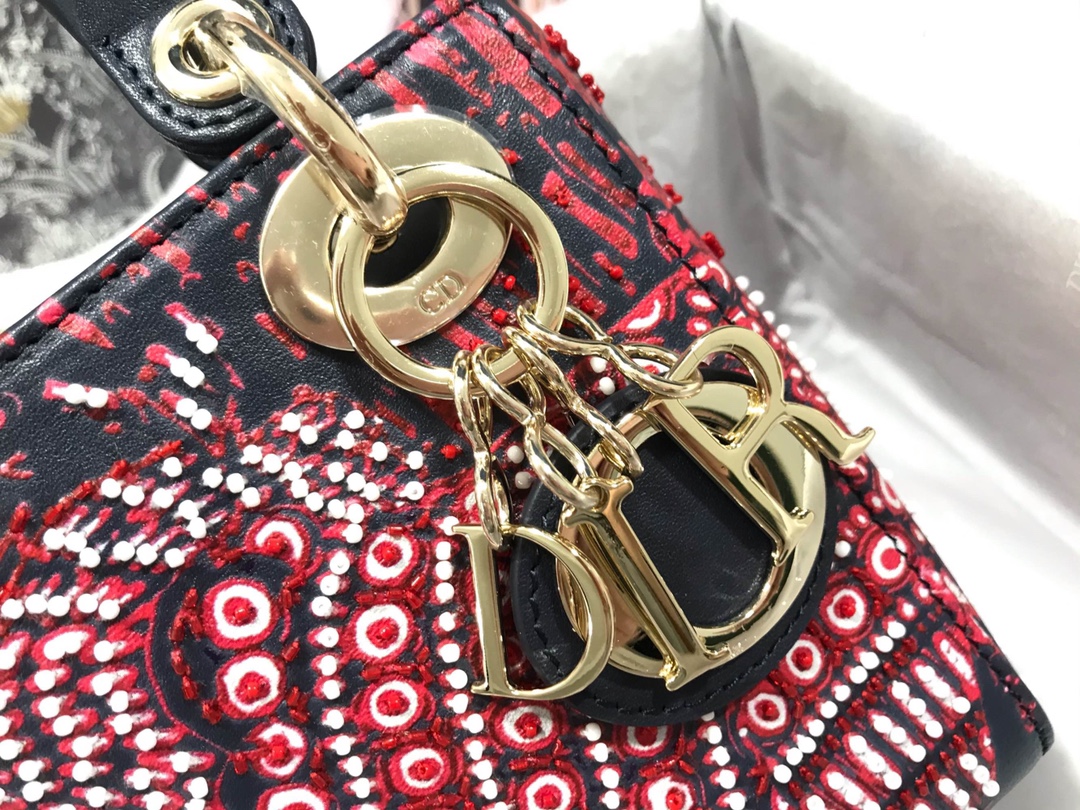 D*ior Top Bag 17*15*7cm