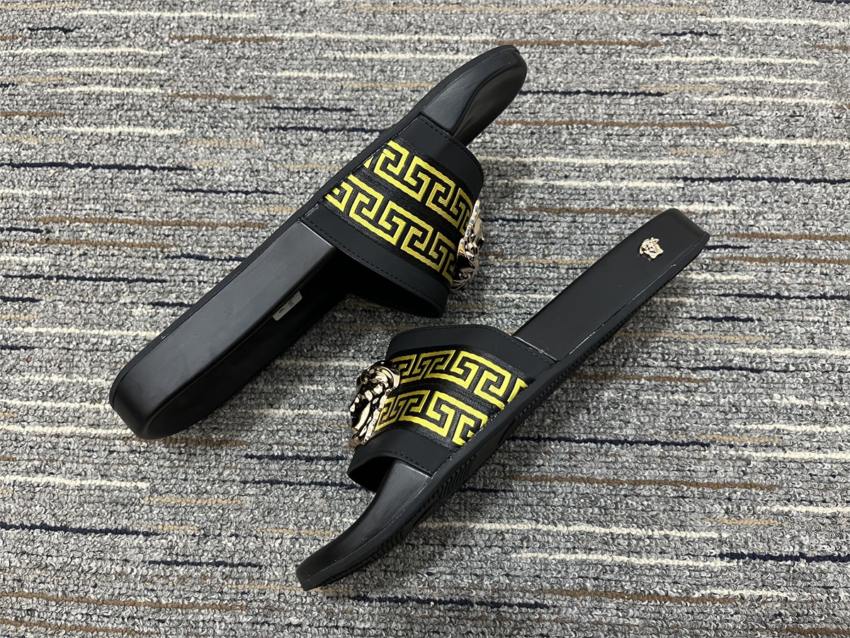 Men Women V*ersace Top slippers