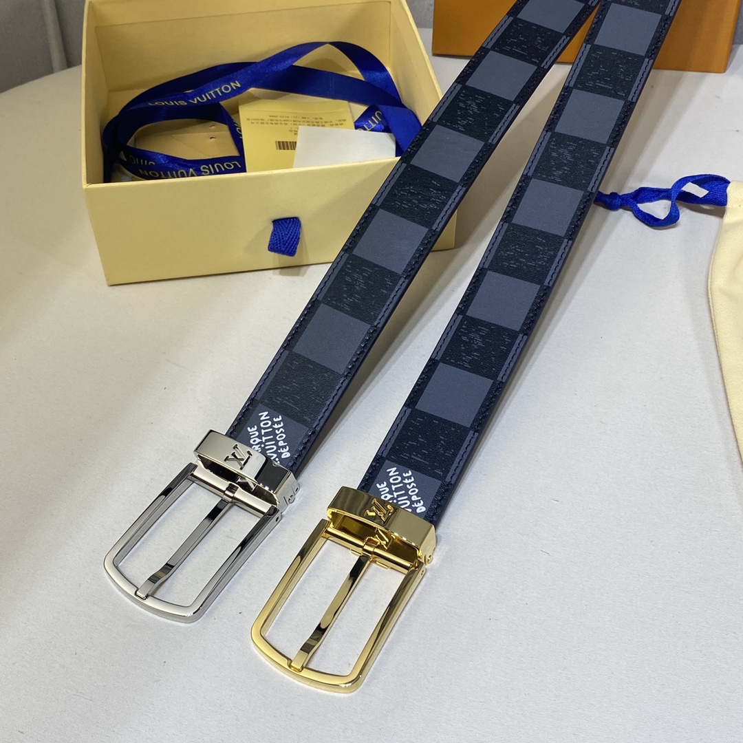 L*ouis V*uitton Belts Top Quality 35MM