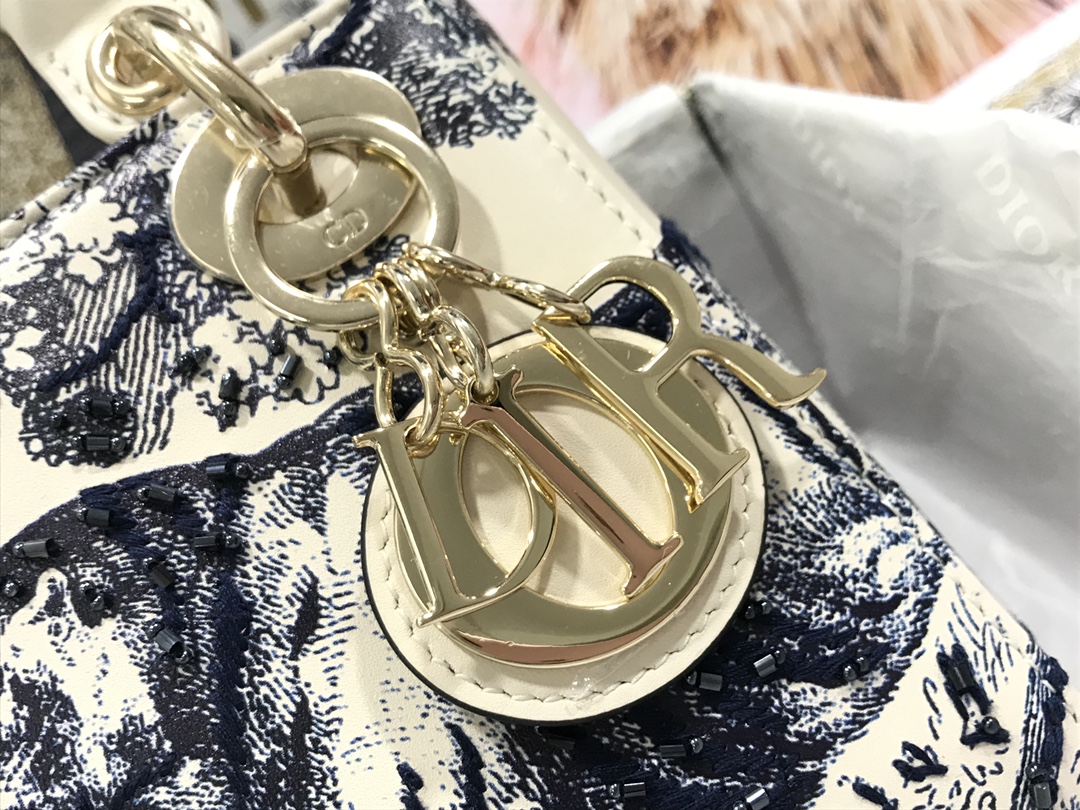 D*ior Top Bag 17*15*7cm