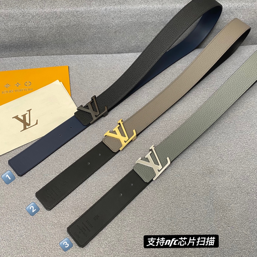 L*ouis V*uitton Belts Top Version 4.0cm