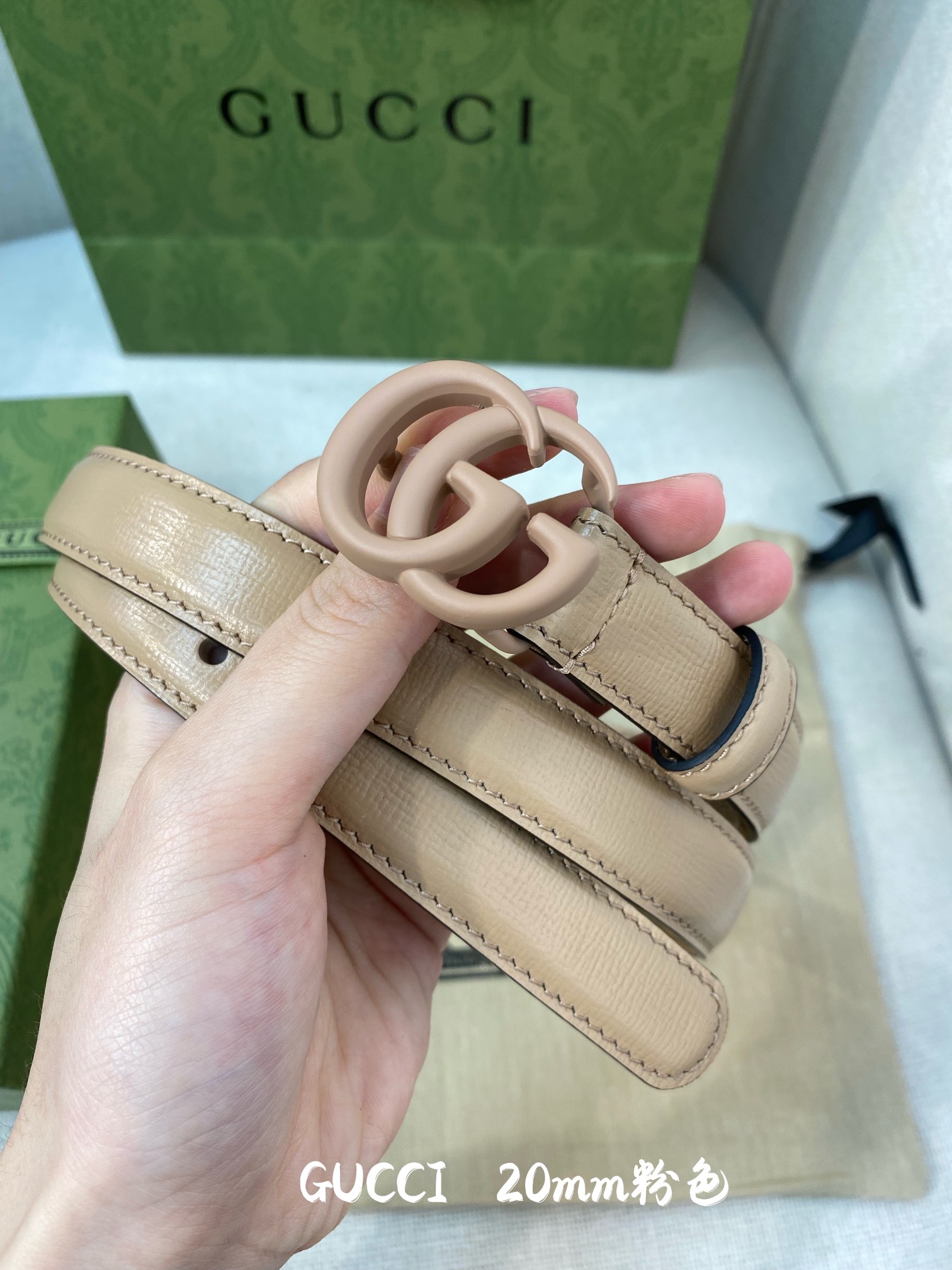 G*ucci Belts Top Quality 20MM