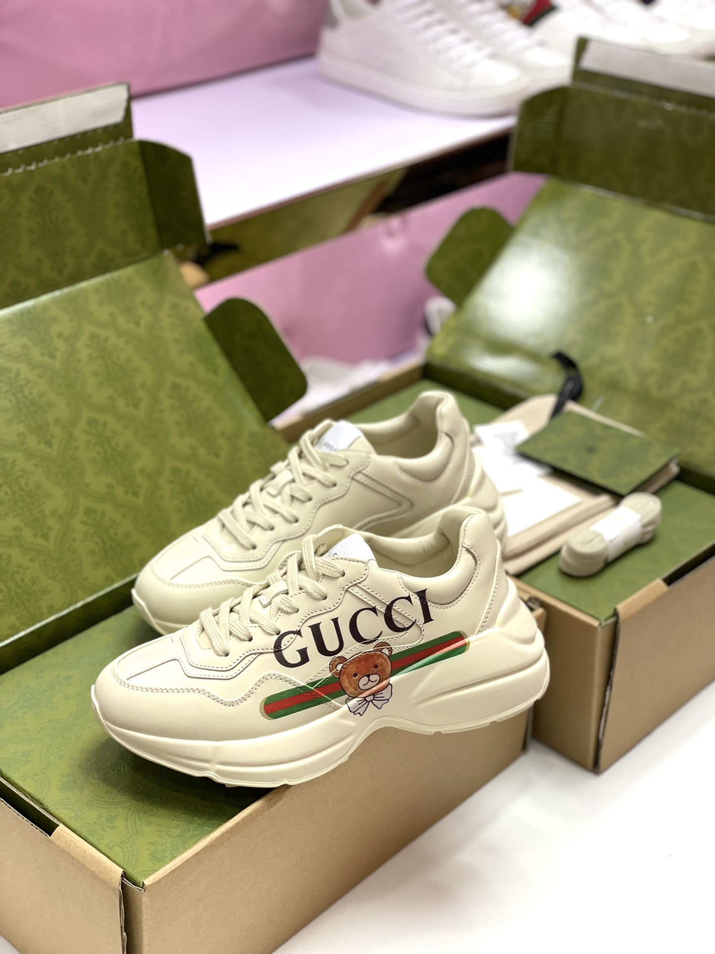 Men Women G*ucci Top Sneaker