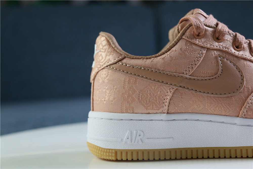 from CLOT X Nike Air Force 1 Low “Rose Gold”