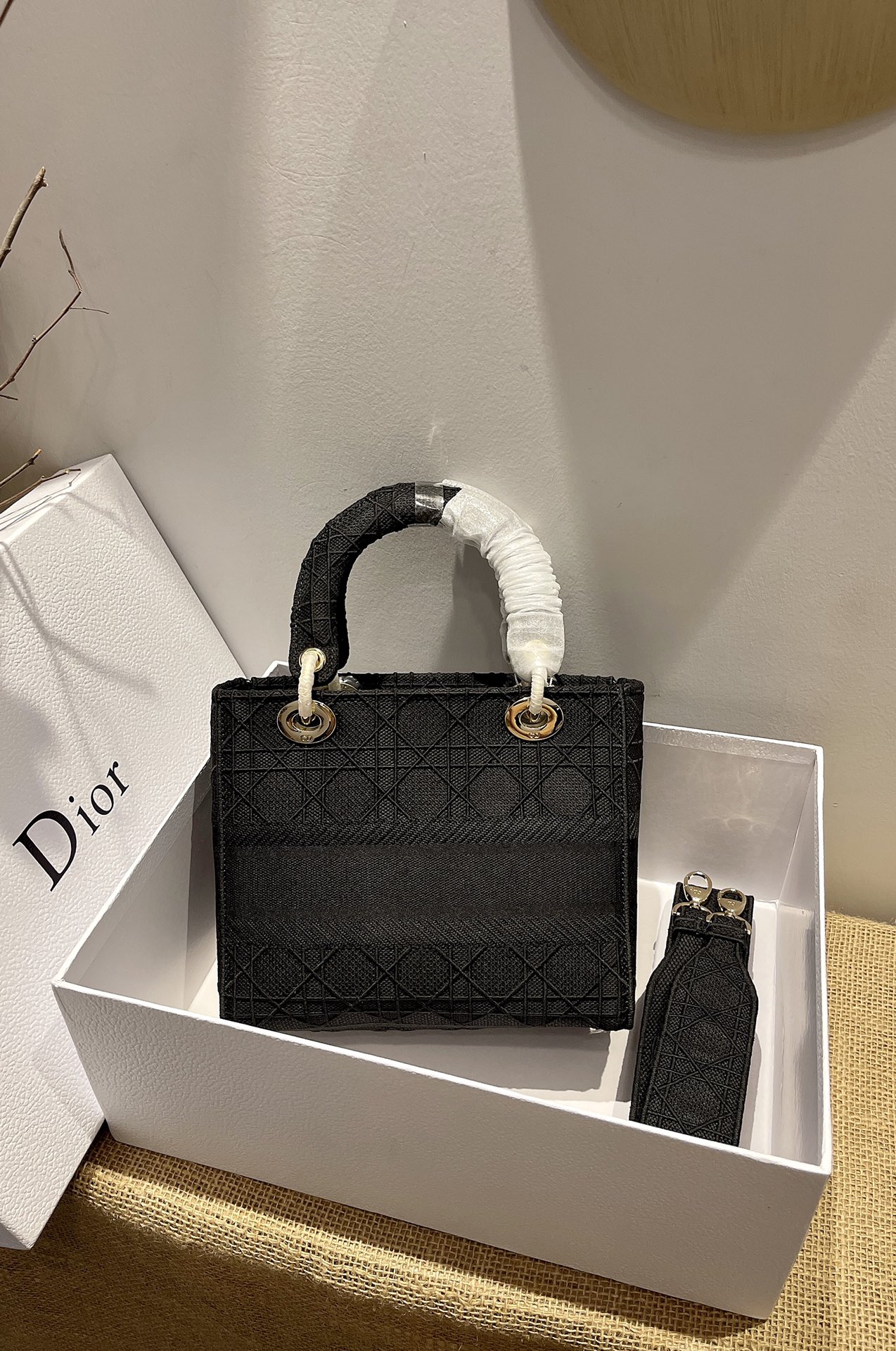 D*ior Top Bag 24*20*11cm