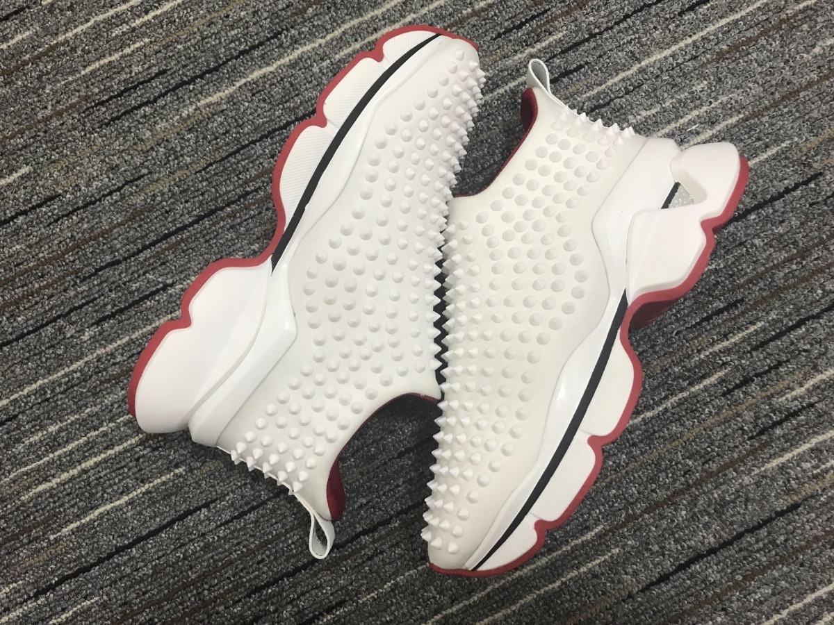 C*ristian L*uboutin Red Runner Sneaker