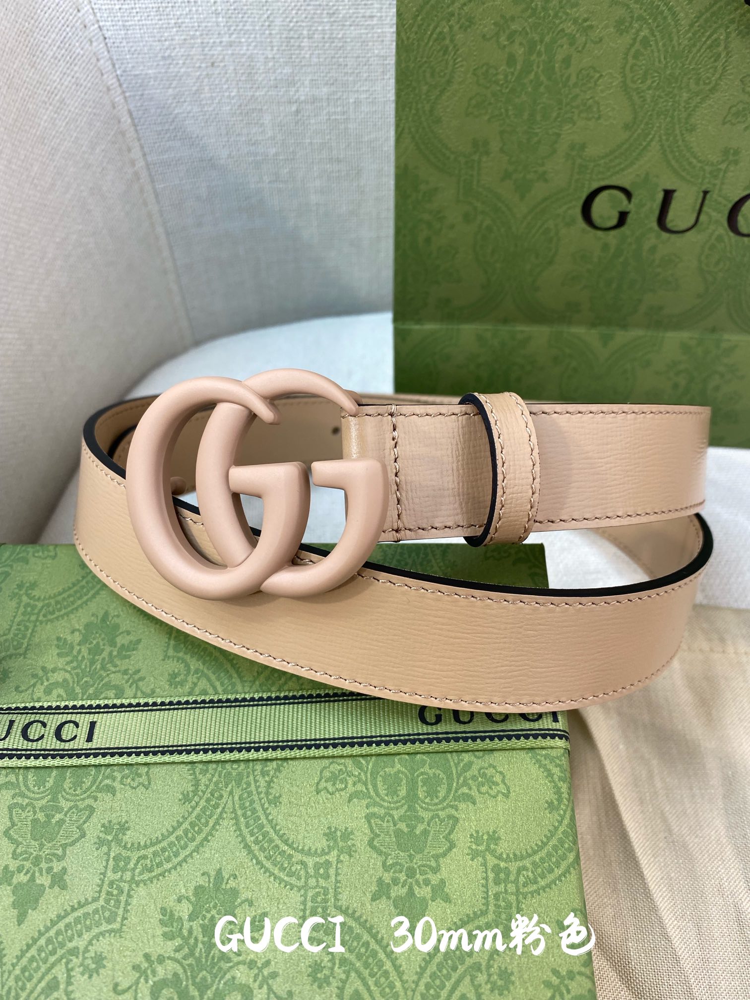 G*ucci Belts Top Quality 30MM