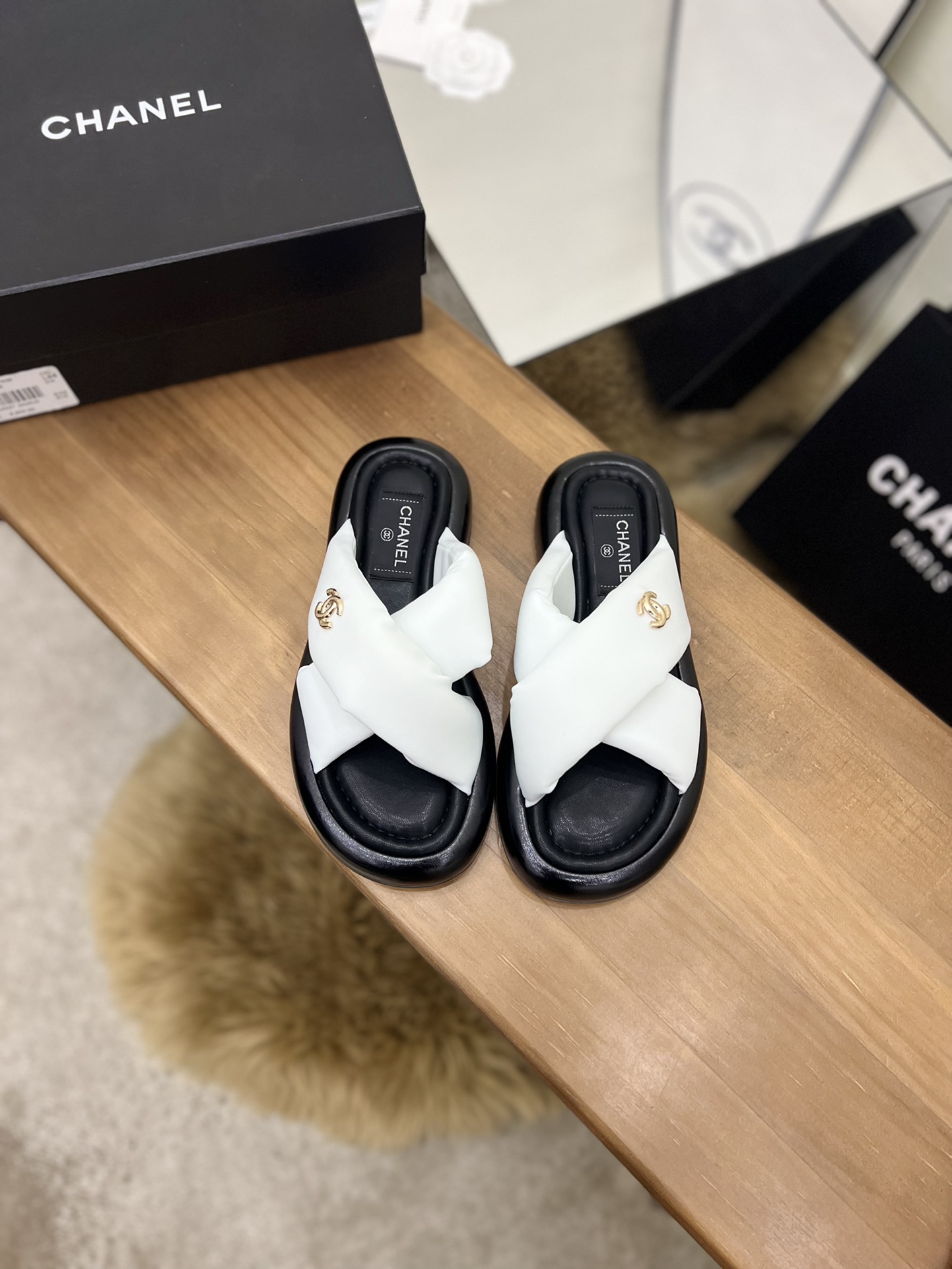 Women C*hanel Top Sandals