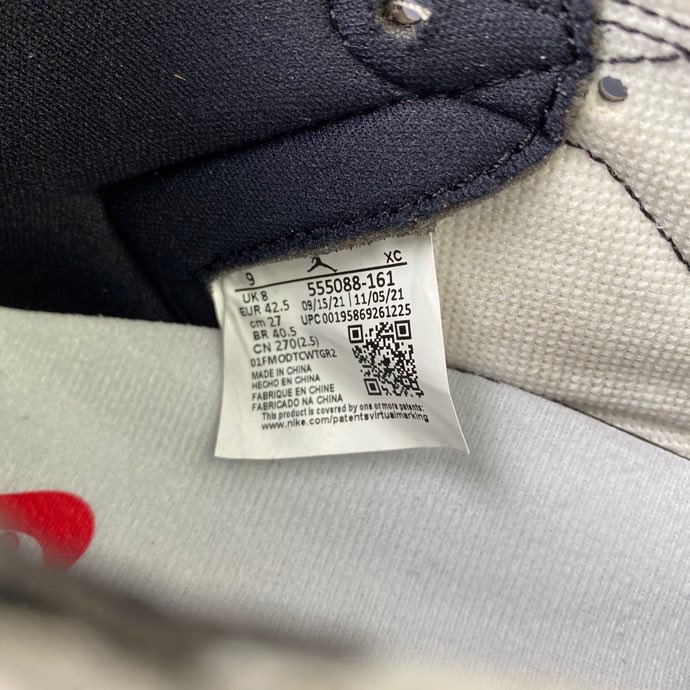 Air Jordan 1 High Heritage 555088-161