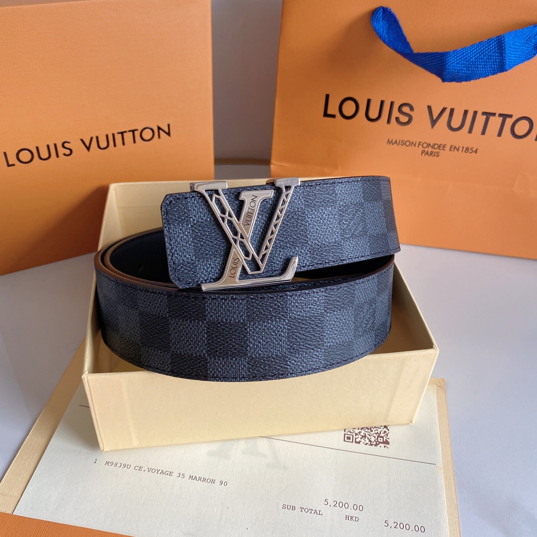 L*ouis V*uitton Belts Top Quality 40MM