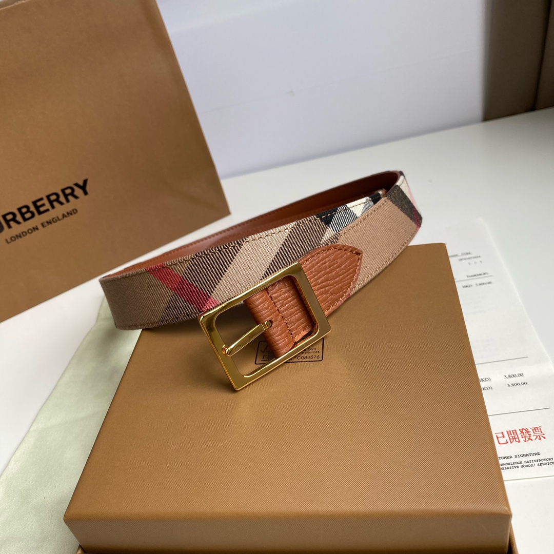 B*urberrry Belts Top Quality 30MM