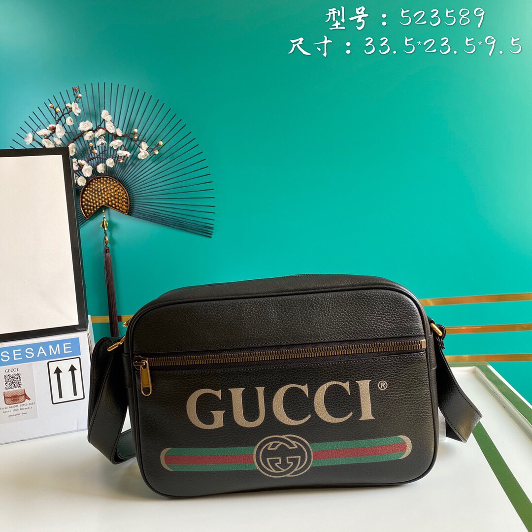 G*ucci Bag Top Quality 33.5*23.5*9.5cm
