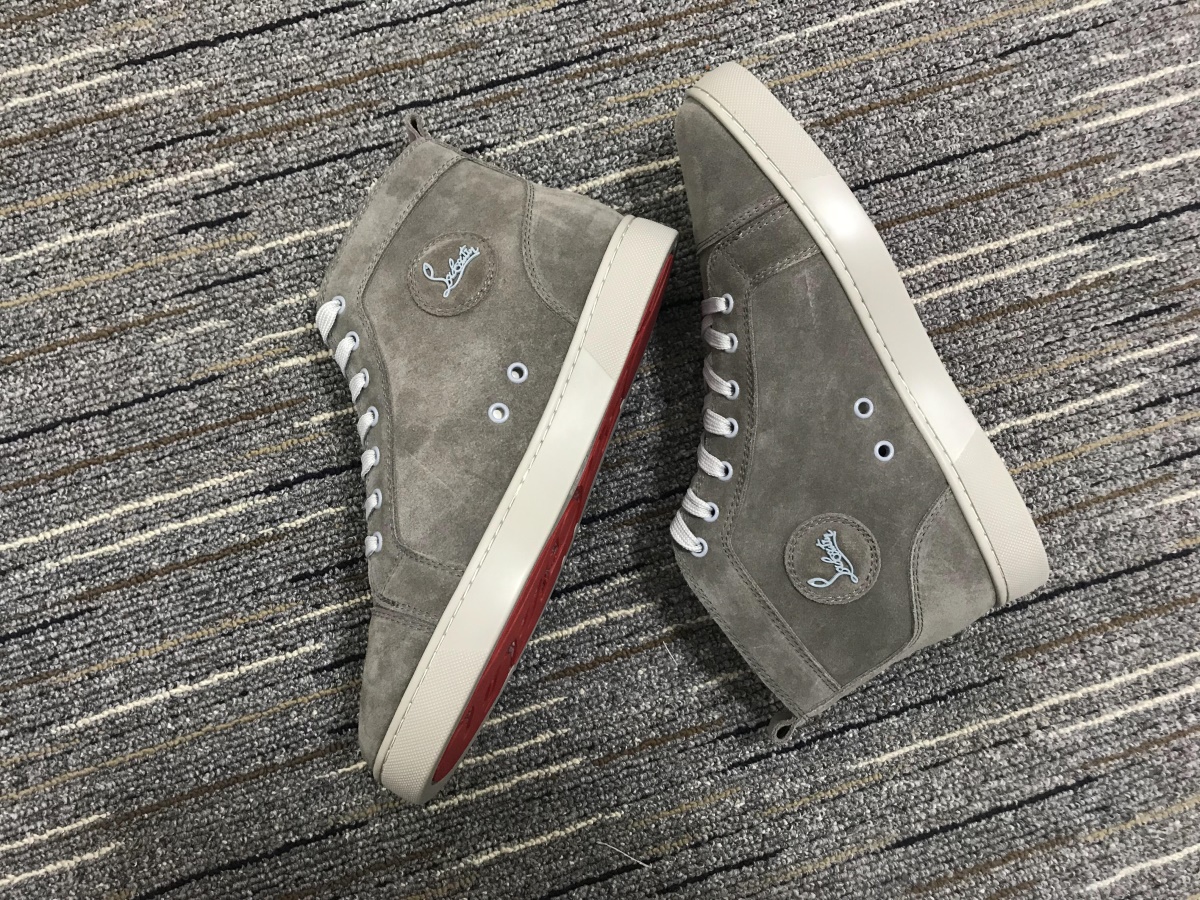 C*ristian L*uboutin Suede Leather Sneaker