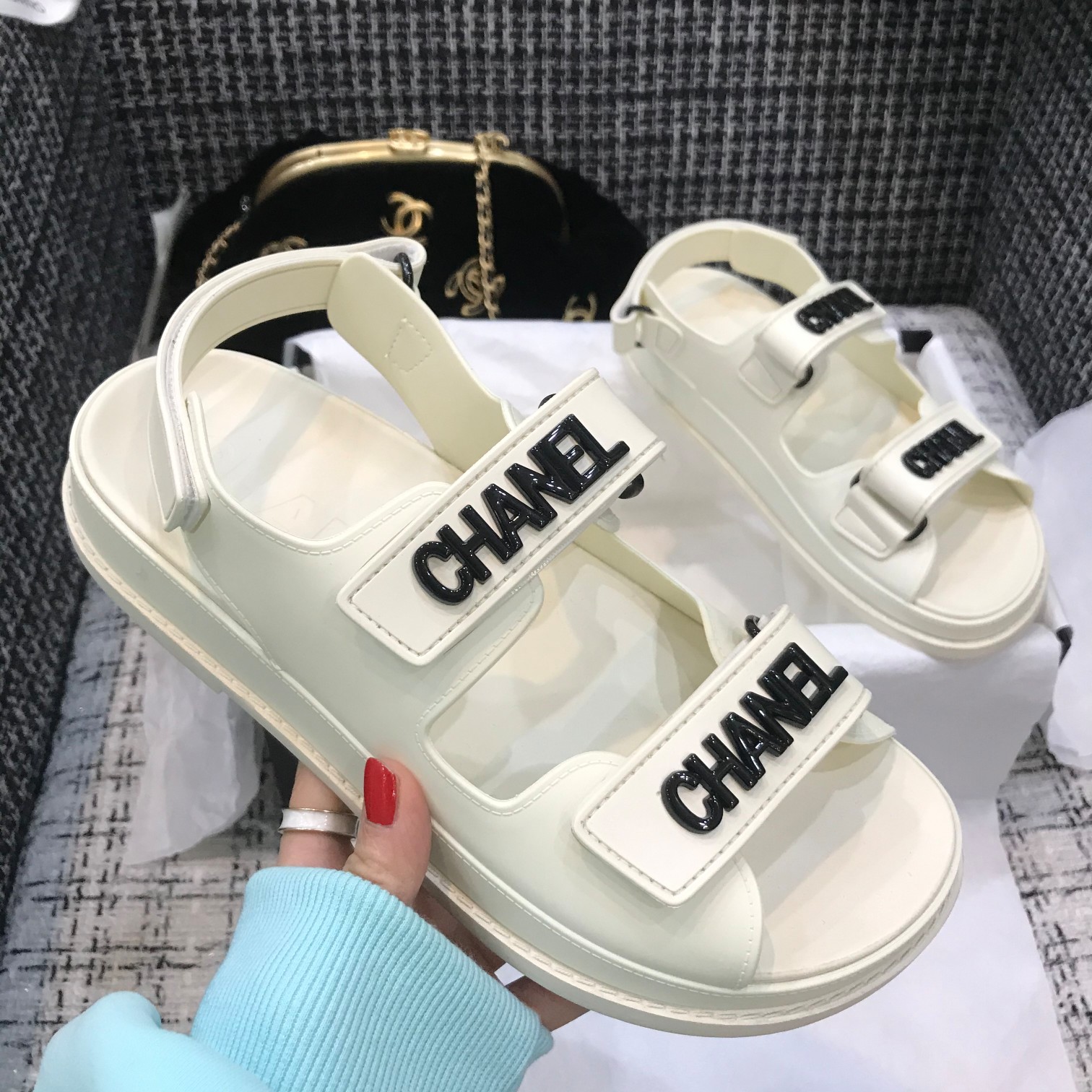 Women C*hanel Top Sandals