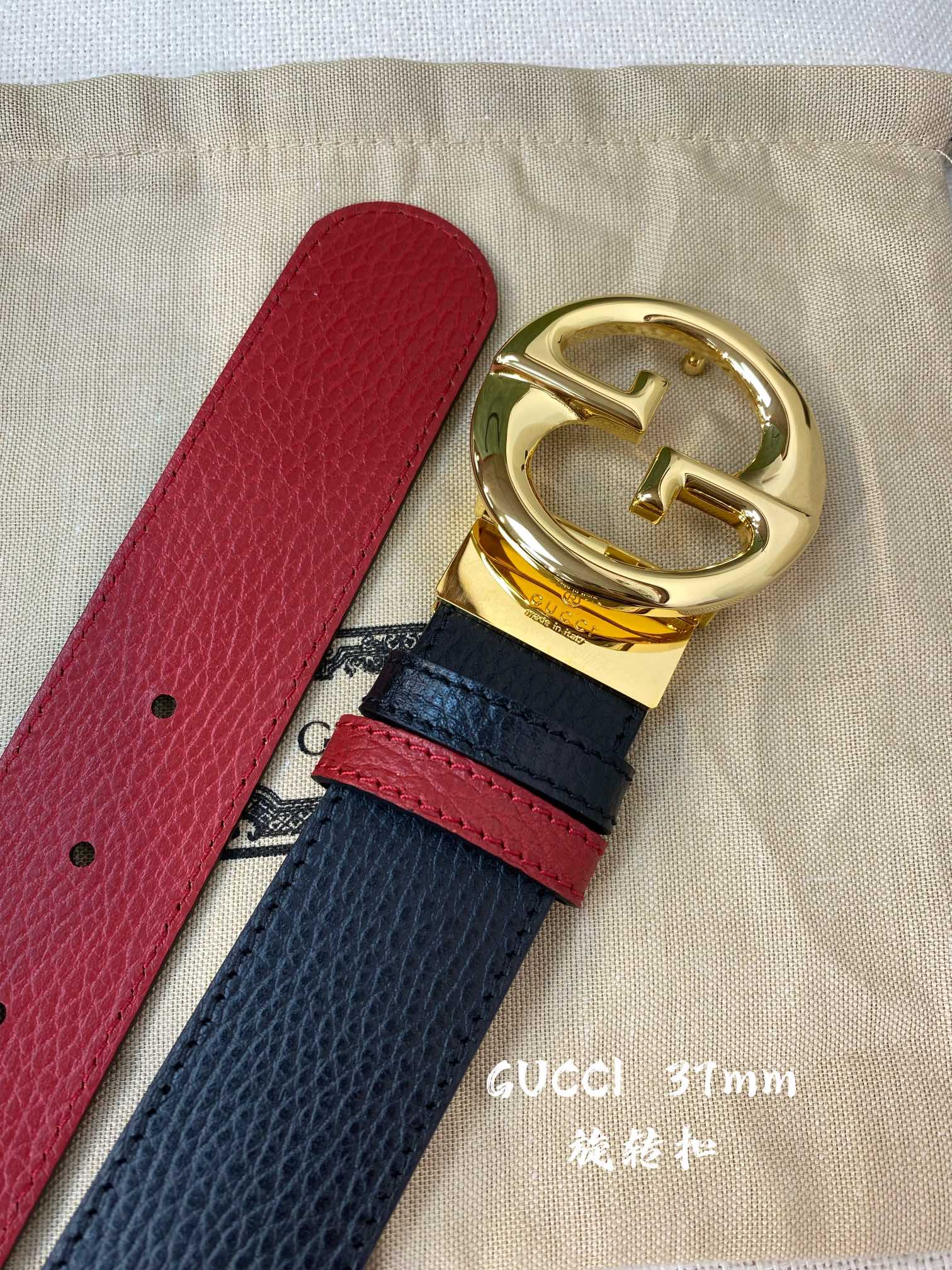 G*ucci Belts Top Quality 37MM
