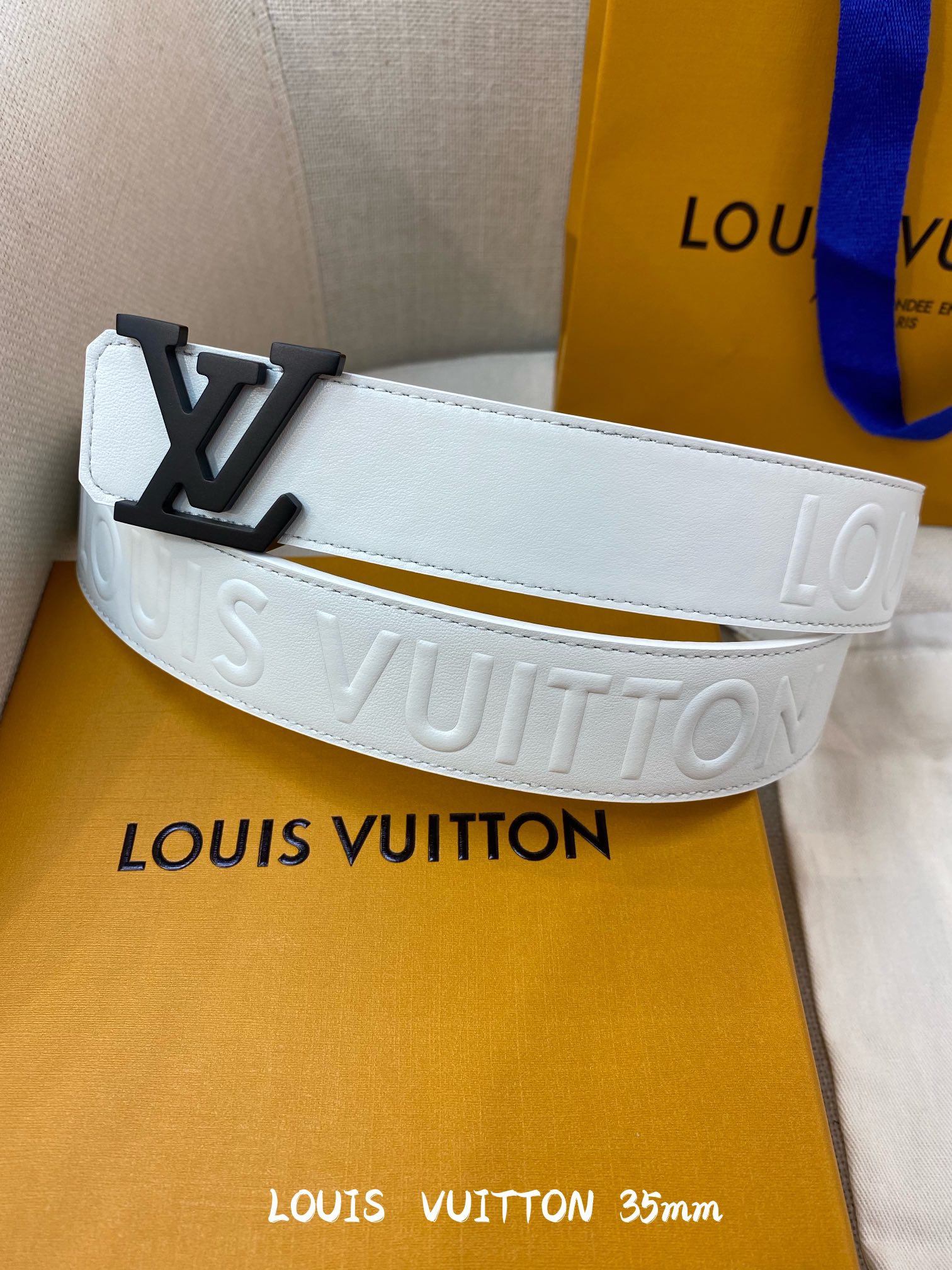 L*ouis V*uitton Belts Top Quality 35MM