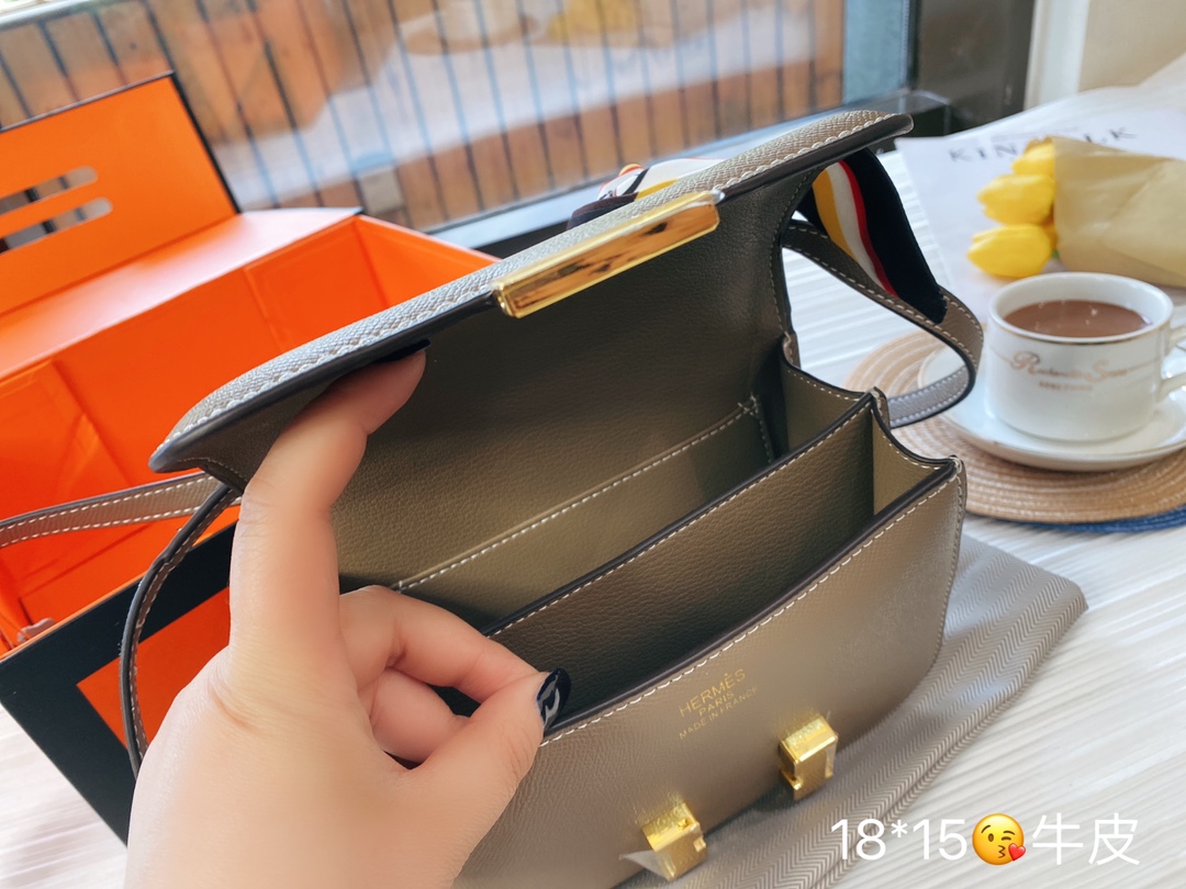 H*ermes Top Bag 18*15CM