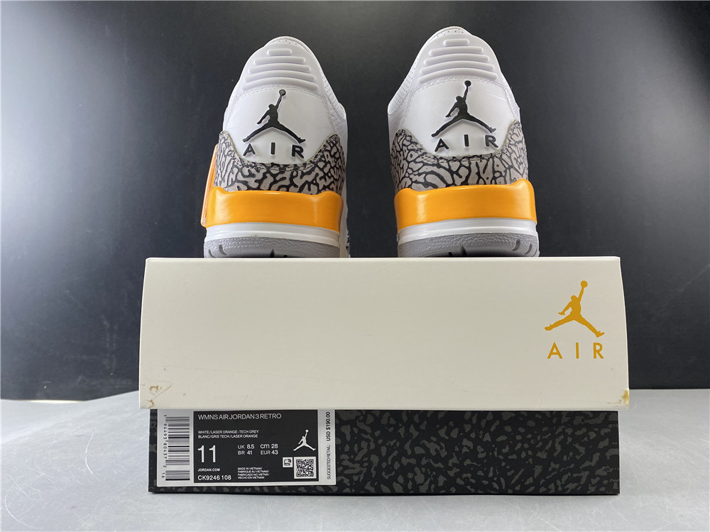 Air Jordan 3 WMNS “Laser Orange” CK9246-108