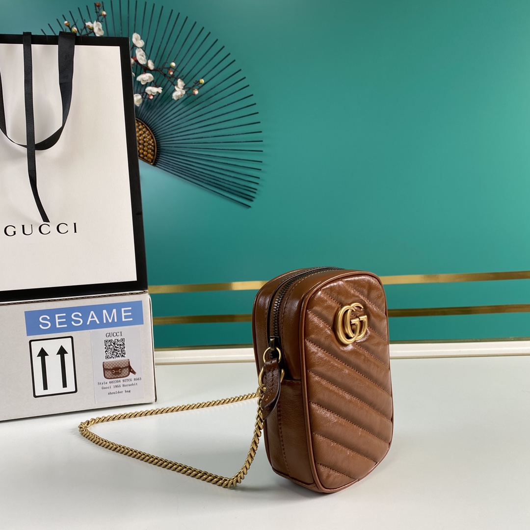 G*ucci Bag Top Quality 10.5*17*5cm