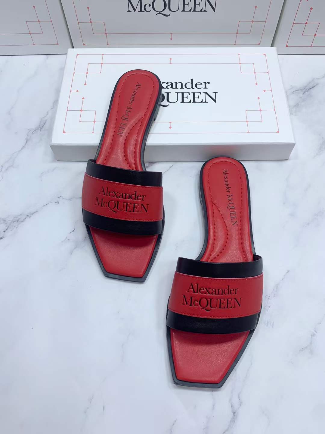 Women A*lexander M*cqueen Top Sandals