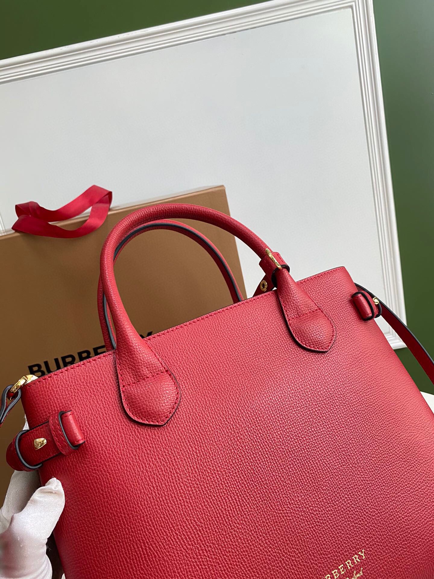 B*urberry Bag Top Quality 34 x 16 x 25cm