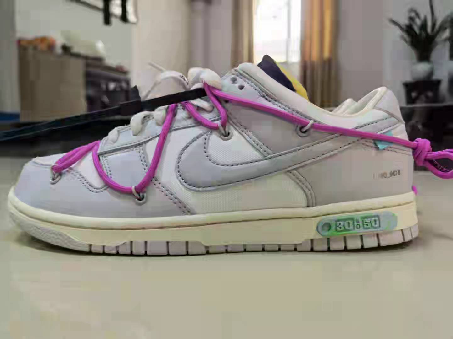 from O*ff-W*hite x Nike Dunk Low