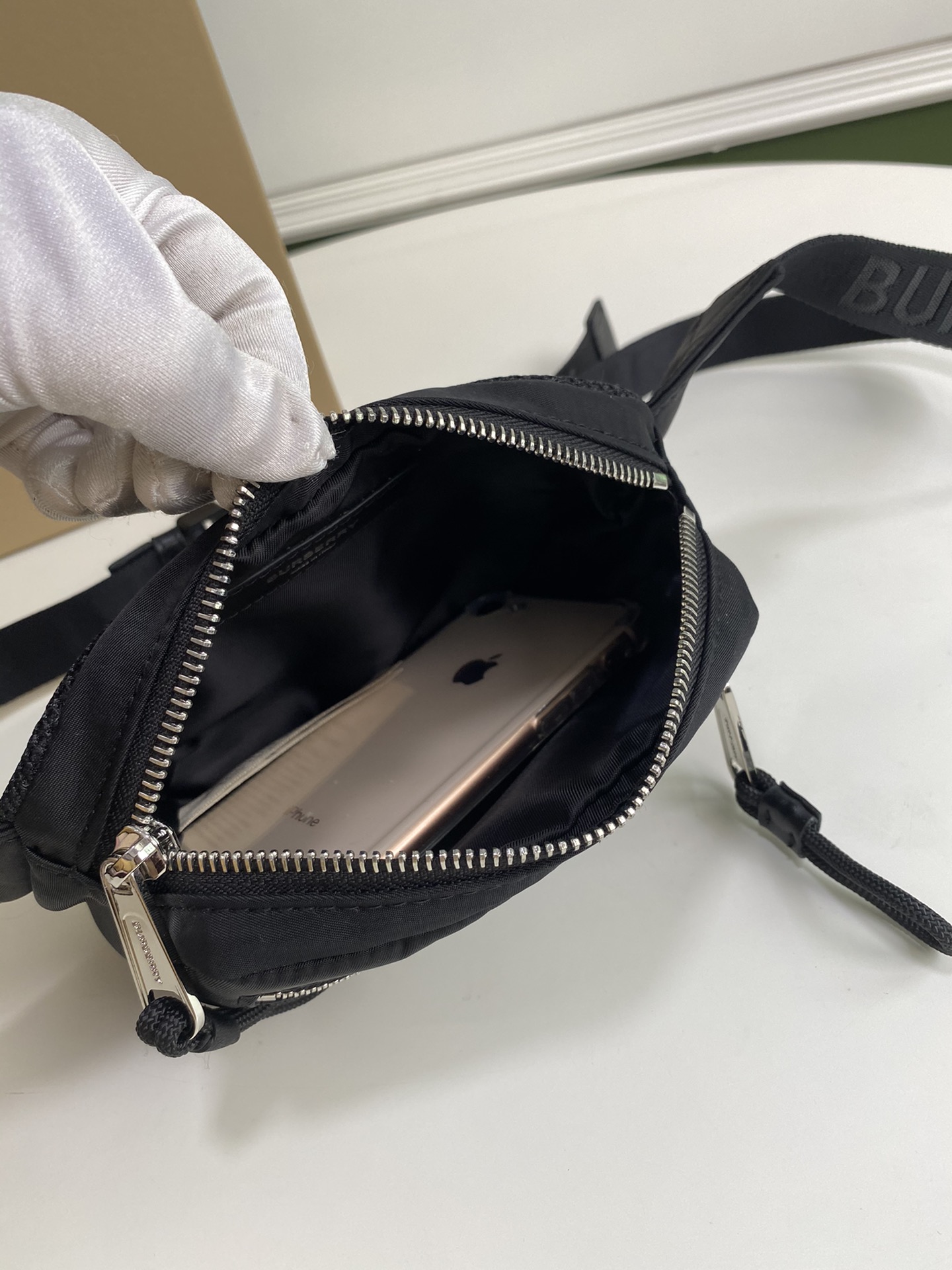 B*urberry Bag Top Quality 18.5*3.7*12.5cm