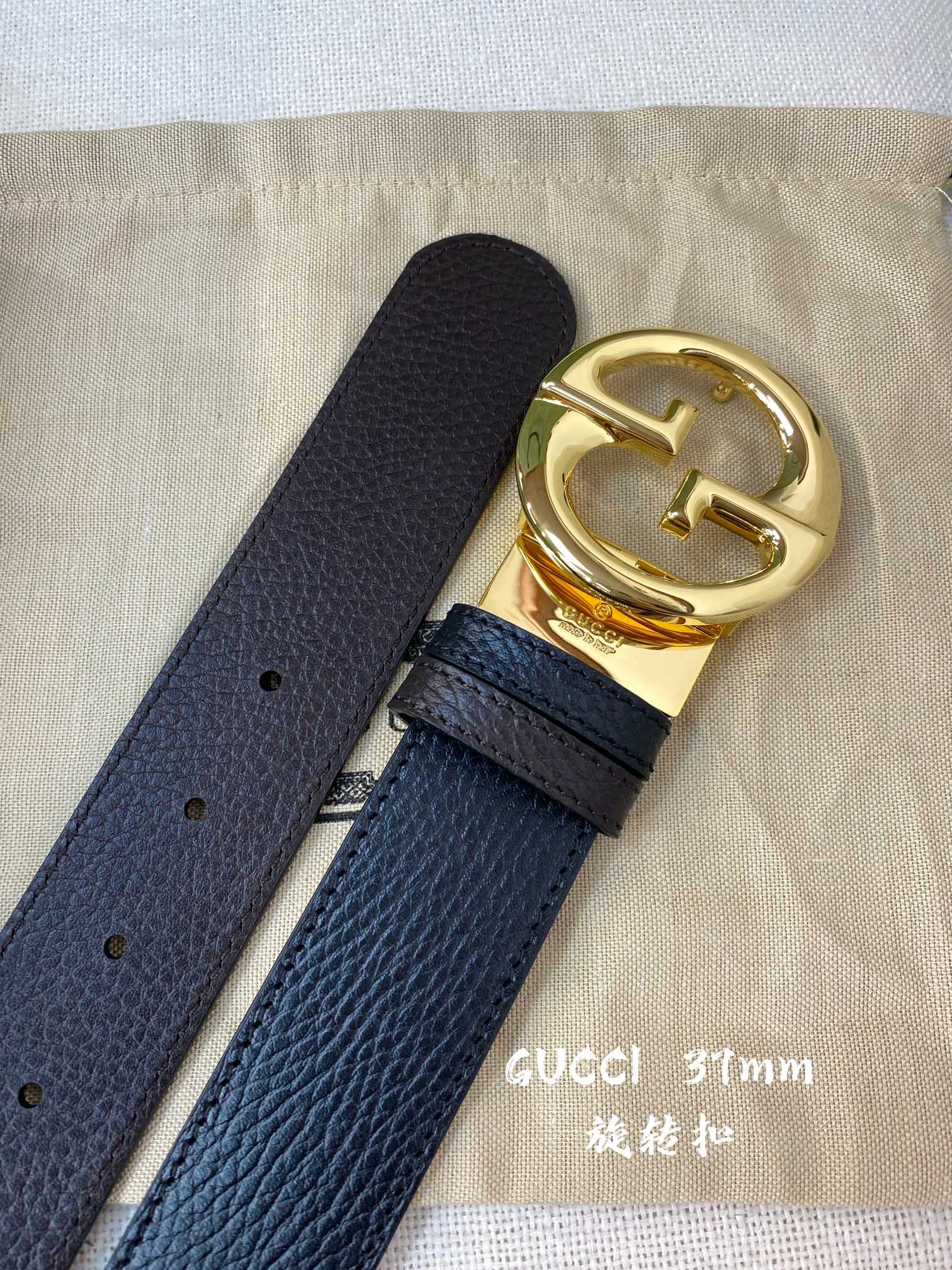 G*ucci Belts Top Quality 37MM