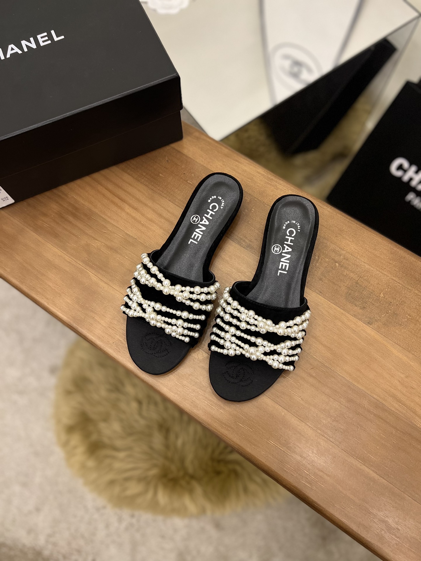 Women C*hanel Top Sandals