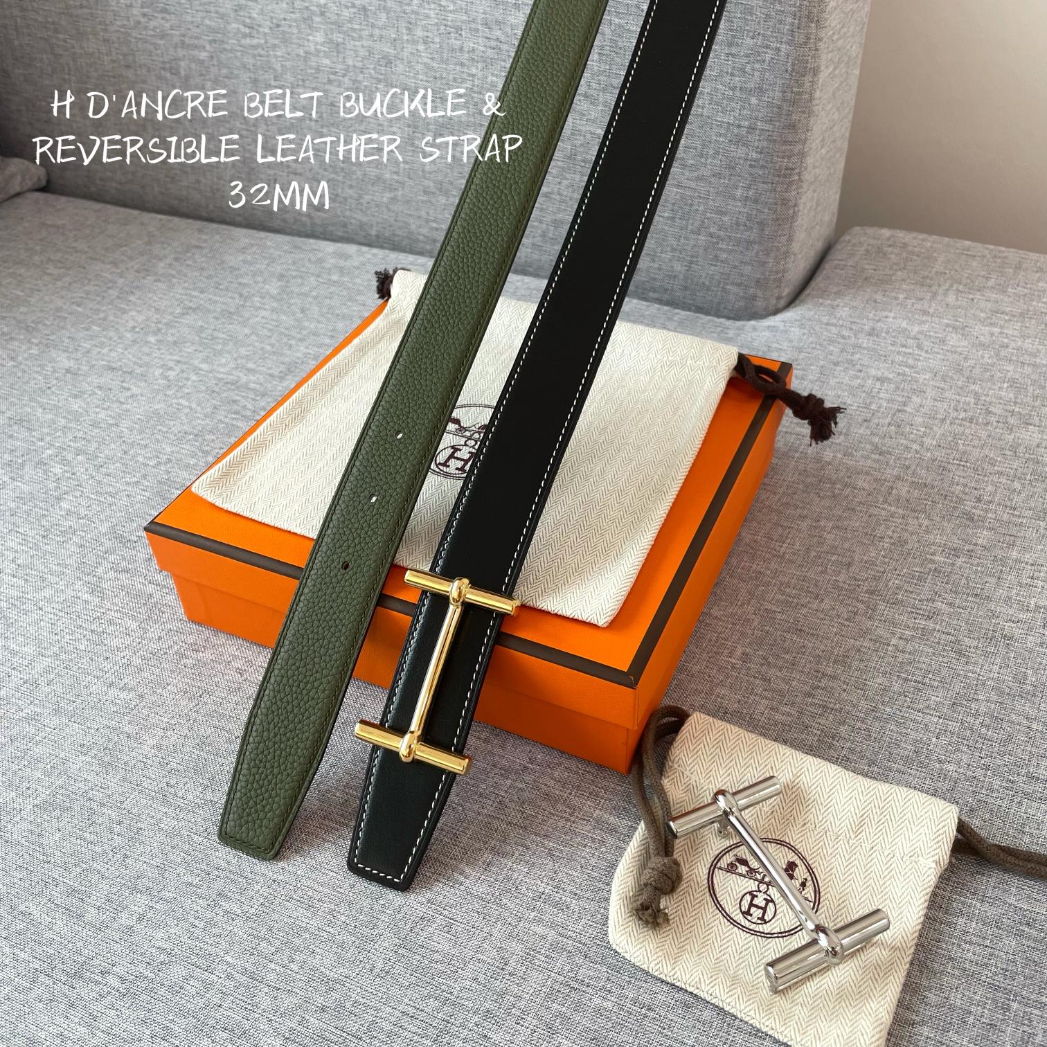 H*ermes Belts Top Quality 3.2CM