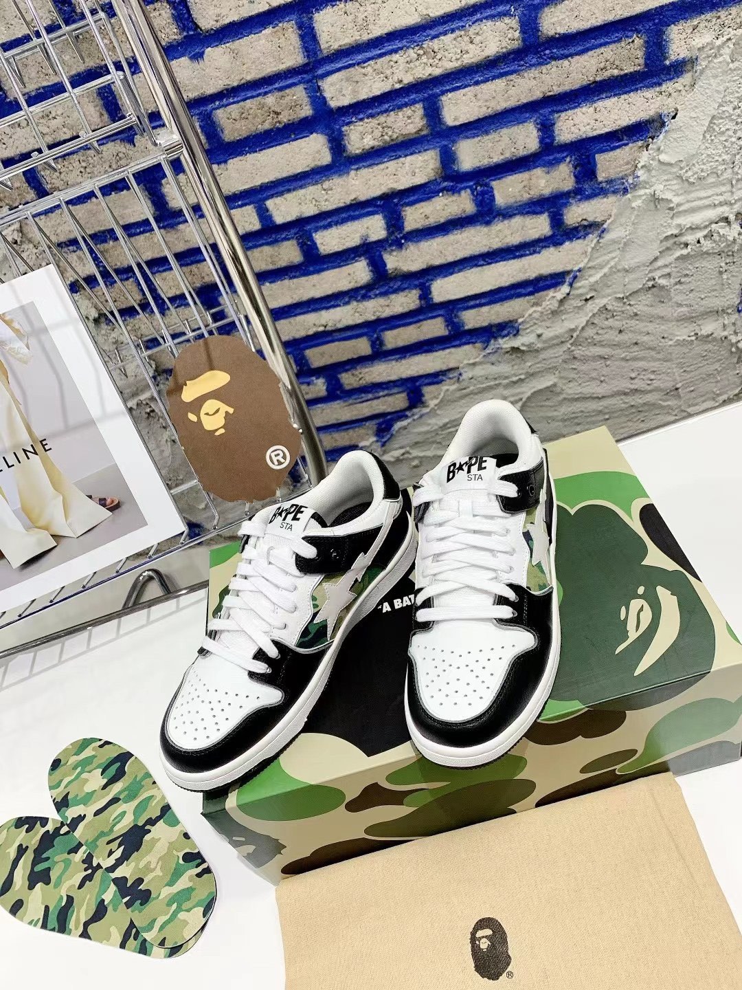 Men Women B*ape Top Sneaker