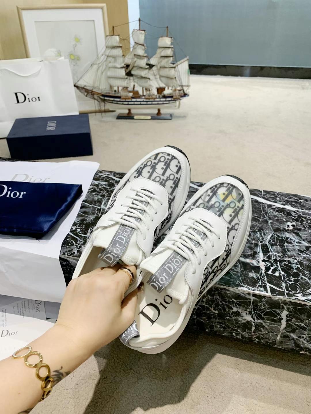 Men Women D*ior Top Sneaker