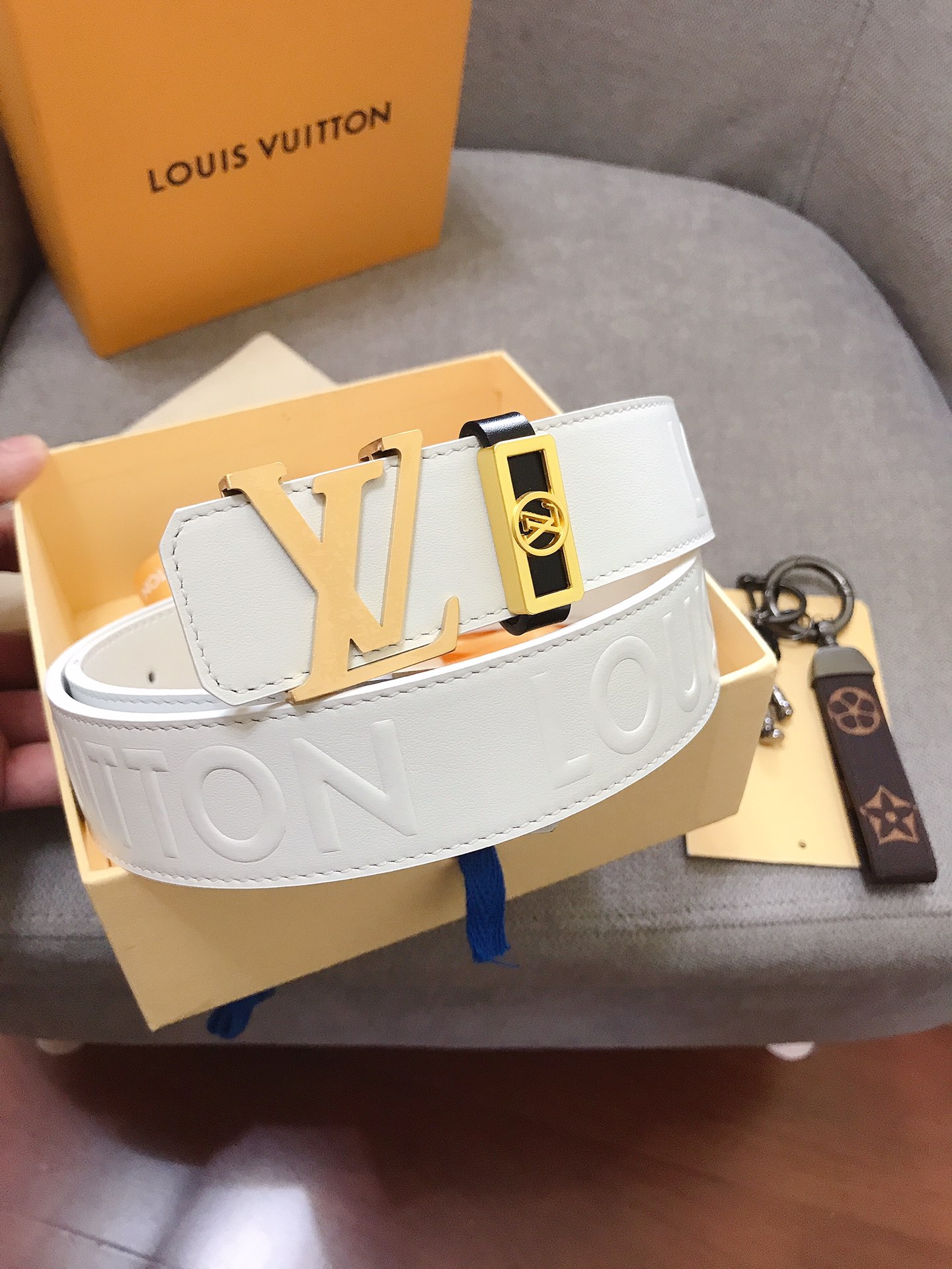 L*ouis V*uitton Belts Top Quality 34MM