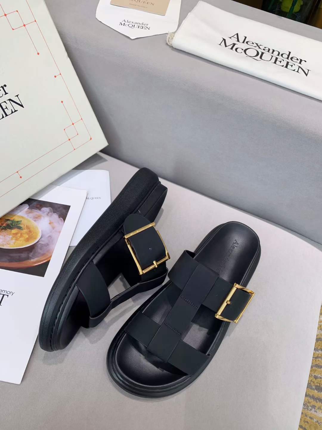 Women A*lexander M*cqueen Top Sandals