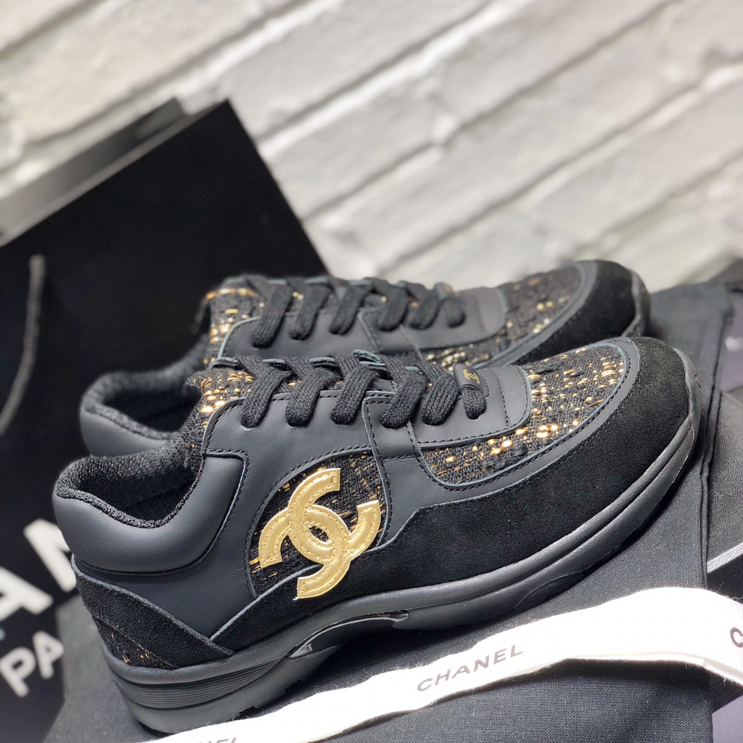 Men Women C*hanel Top Sneaker