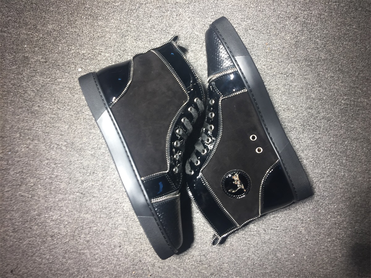 C*ristian L*uboutin Suede Leather Sneaker