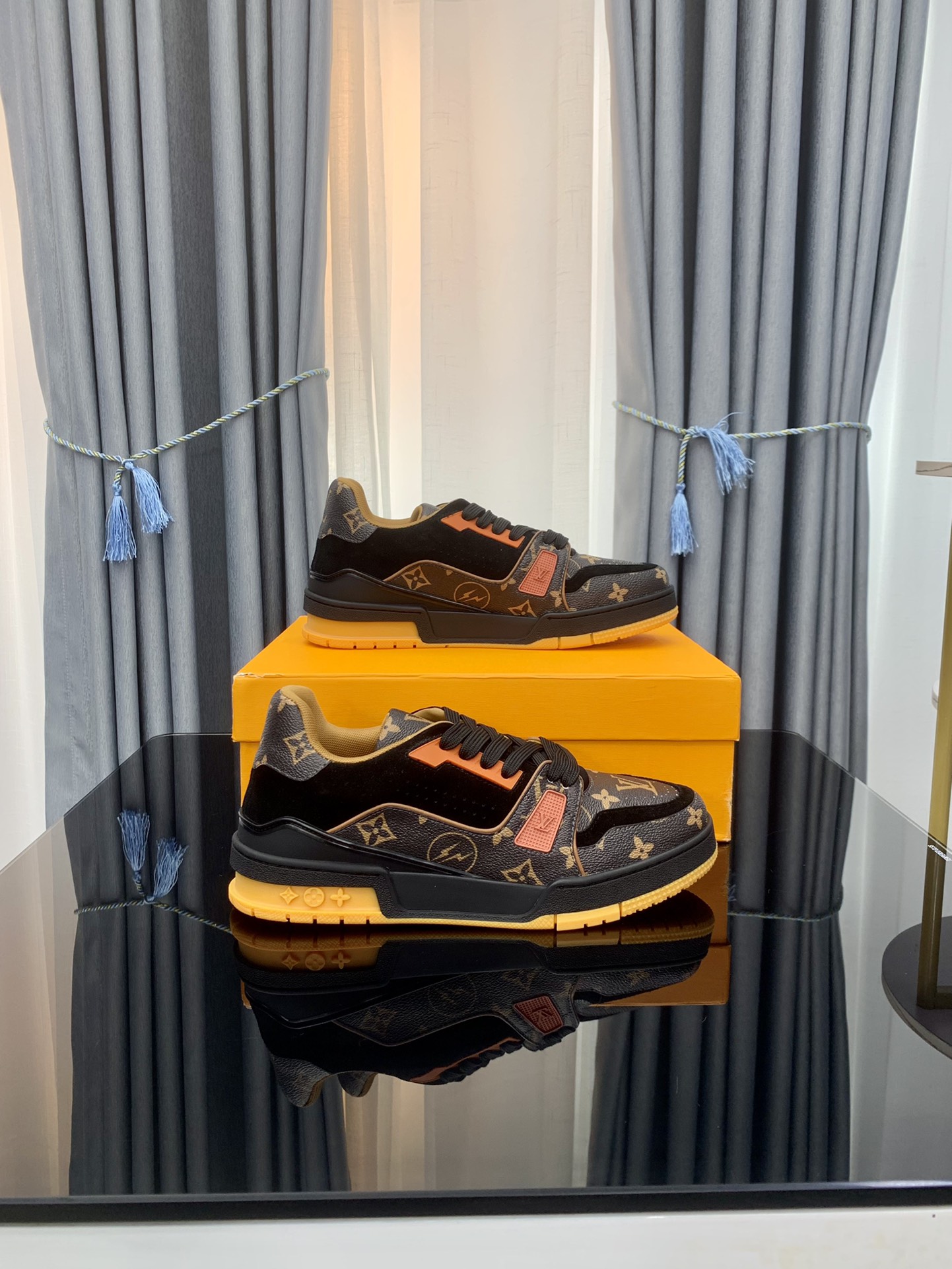 Men Women L*ouis V*uitton Top Sneakers