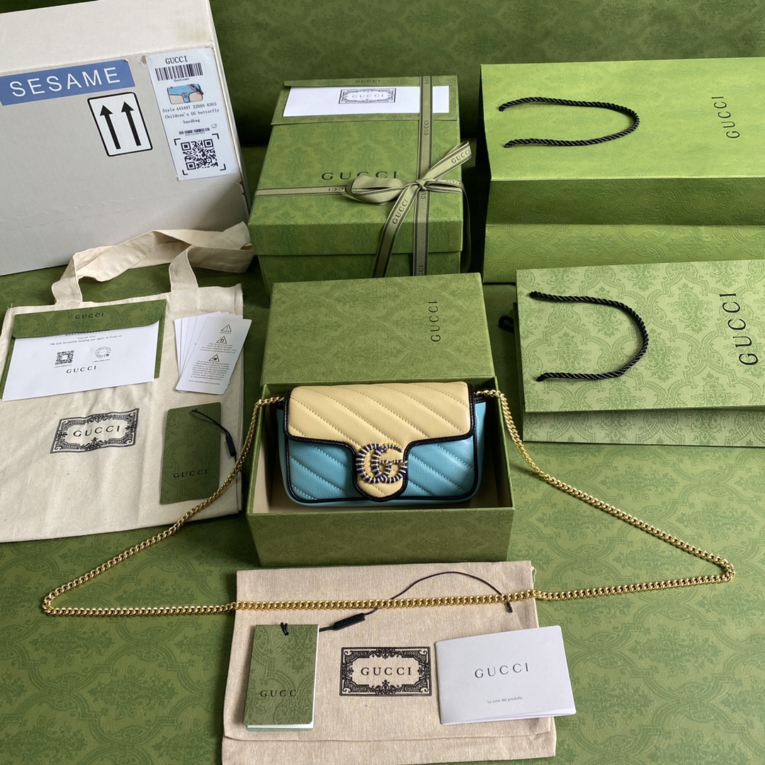 G*ucci Top Bag 16.5*10.2*5.1cm