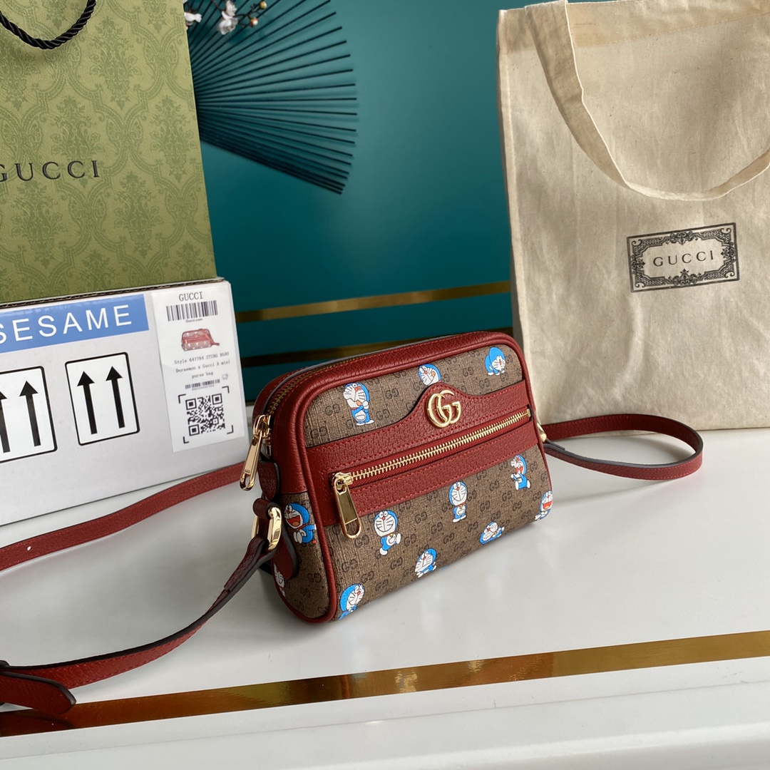 G*ucci Bag Top Quality 17.5*12*5.5cm