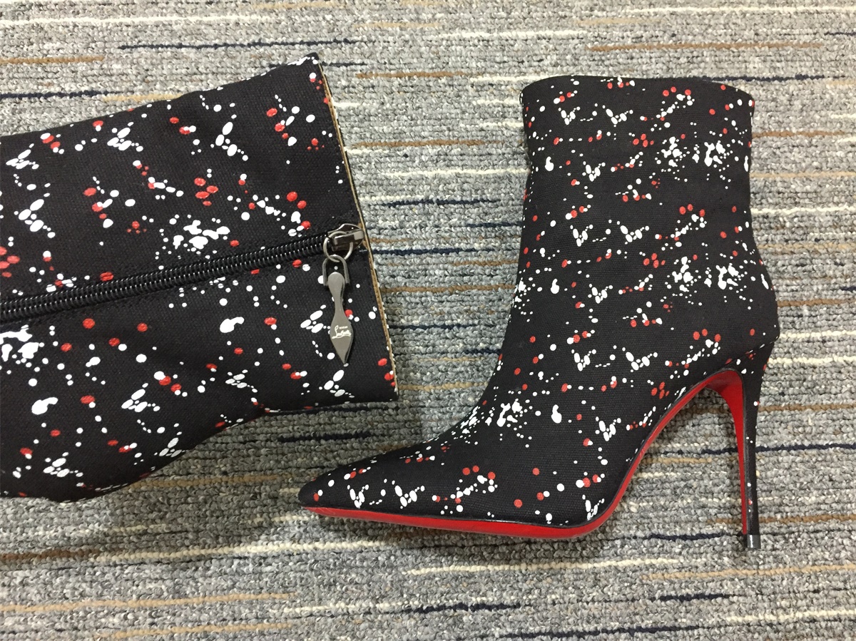 Women C*hristian L*ouboutin Top Boot