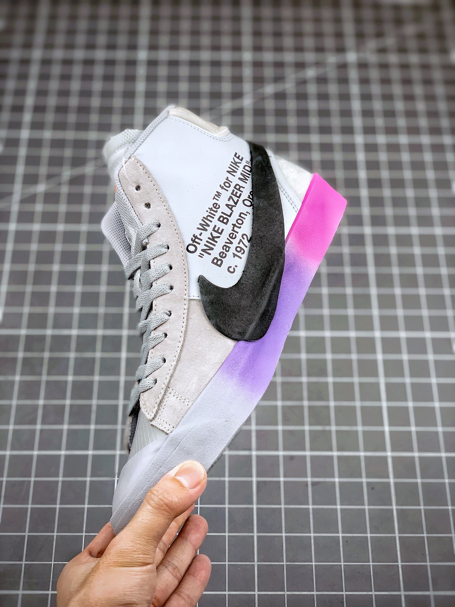 from OFF-WHITE X NIKE BLAZER MID