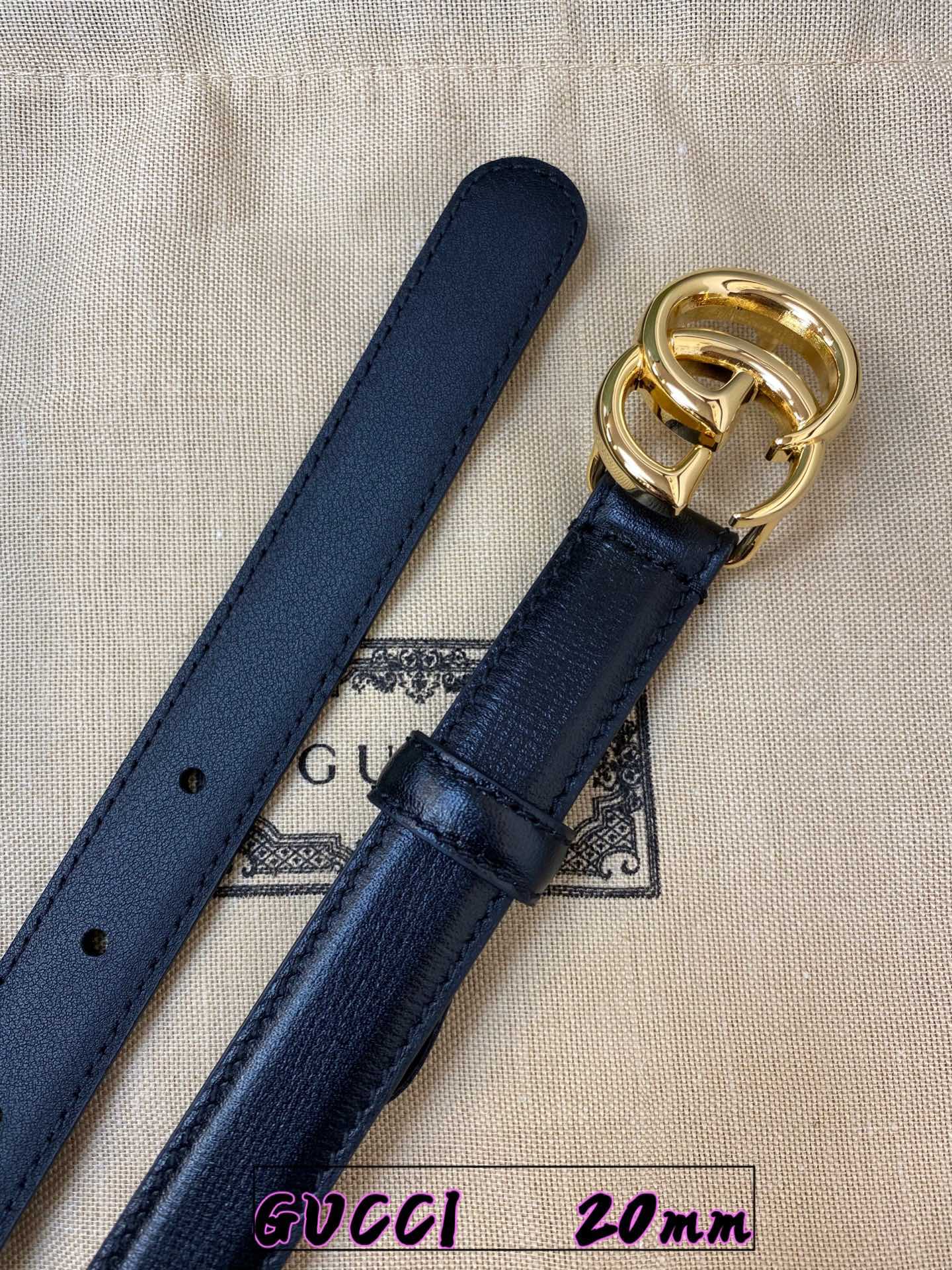 G*ucci Belts Top Quality 20MM