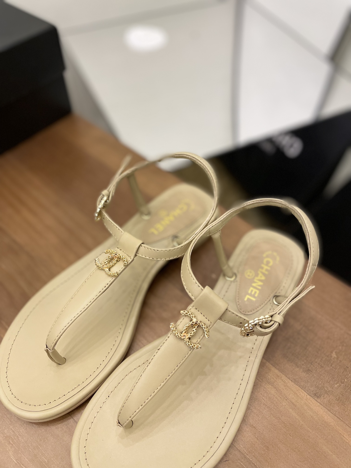 Women C*hanel Top Sandals