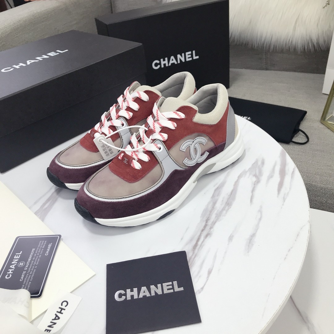 Men Women C*hanel Top Sneaker