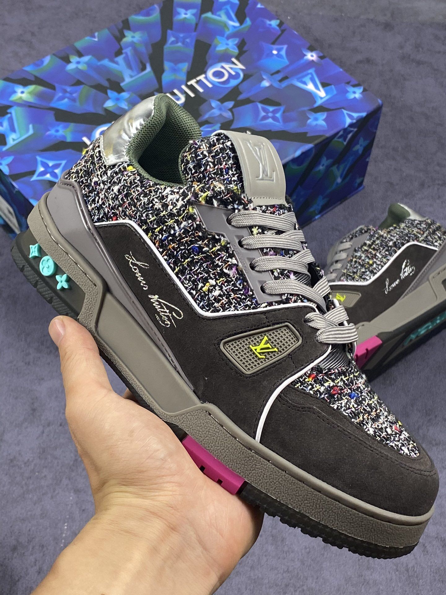 Men L*ouis V*uitton Top Sneakers