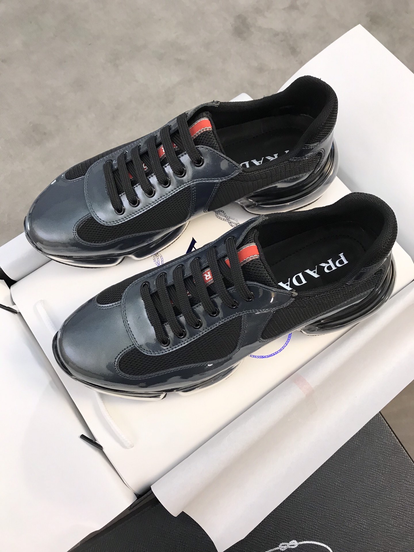 Men P*rada Top Sneaker