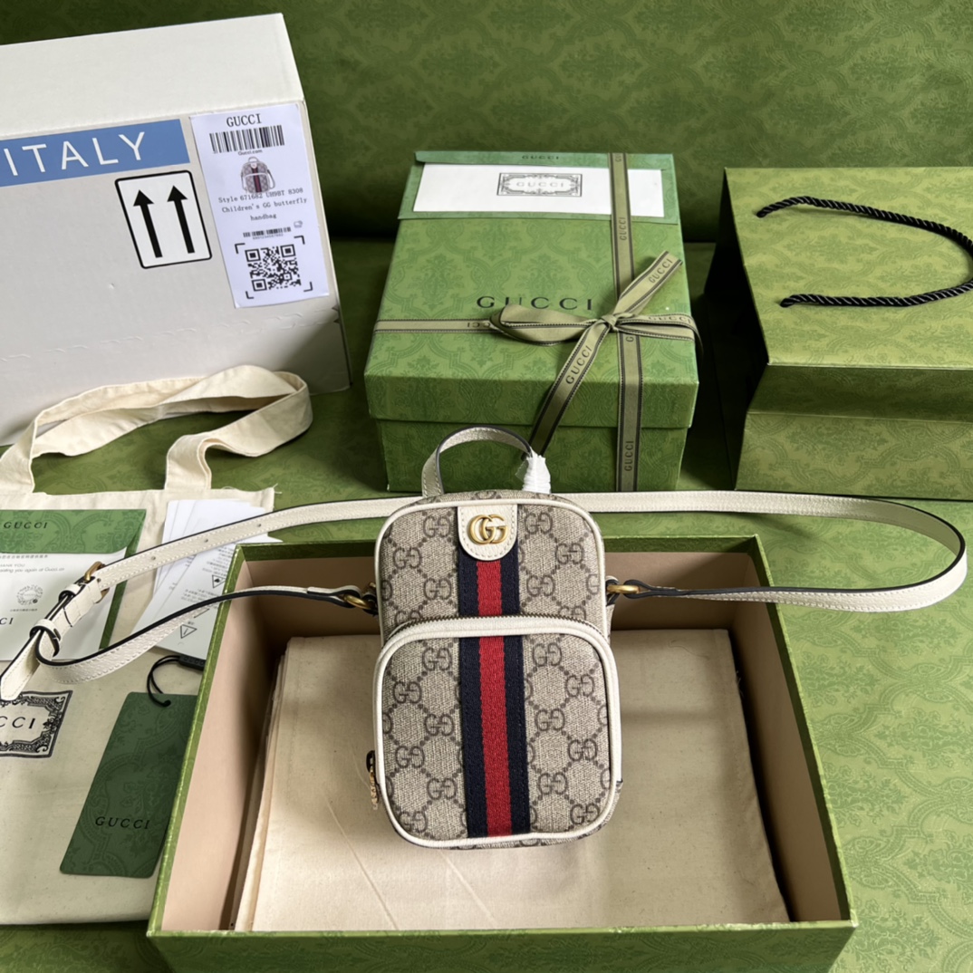 G*ucci Bag Top Quality 12*16*7cm