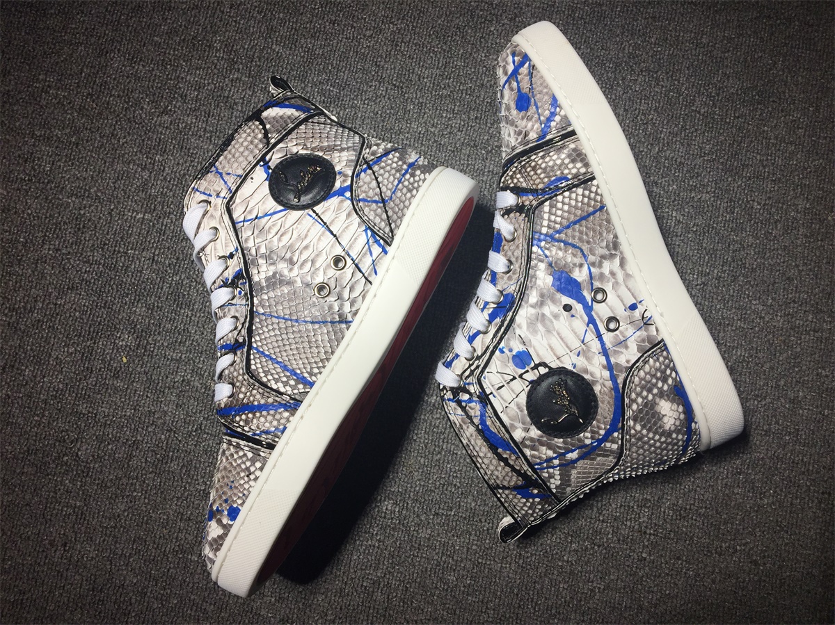 C*ristian L*uboutin Python Sneaker