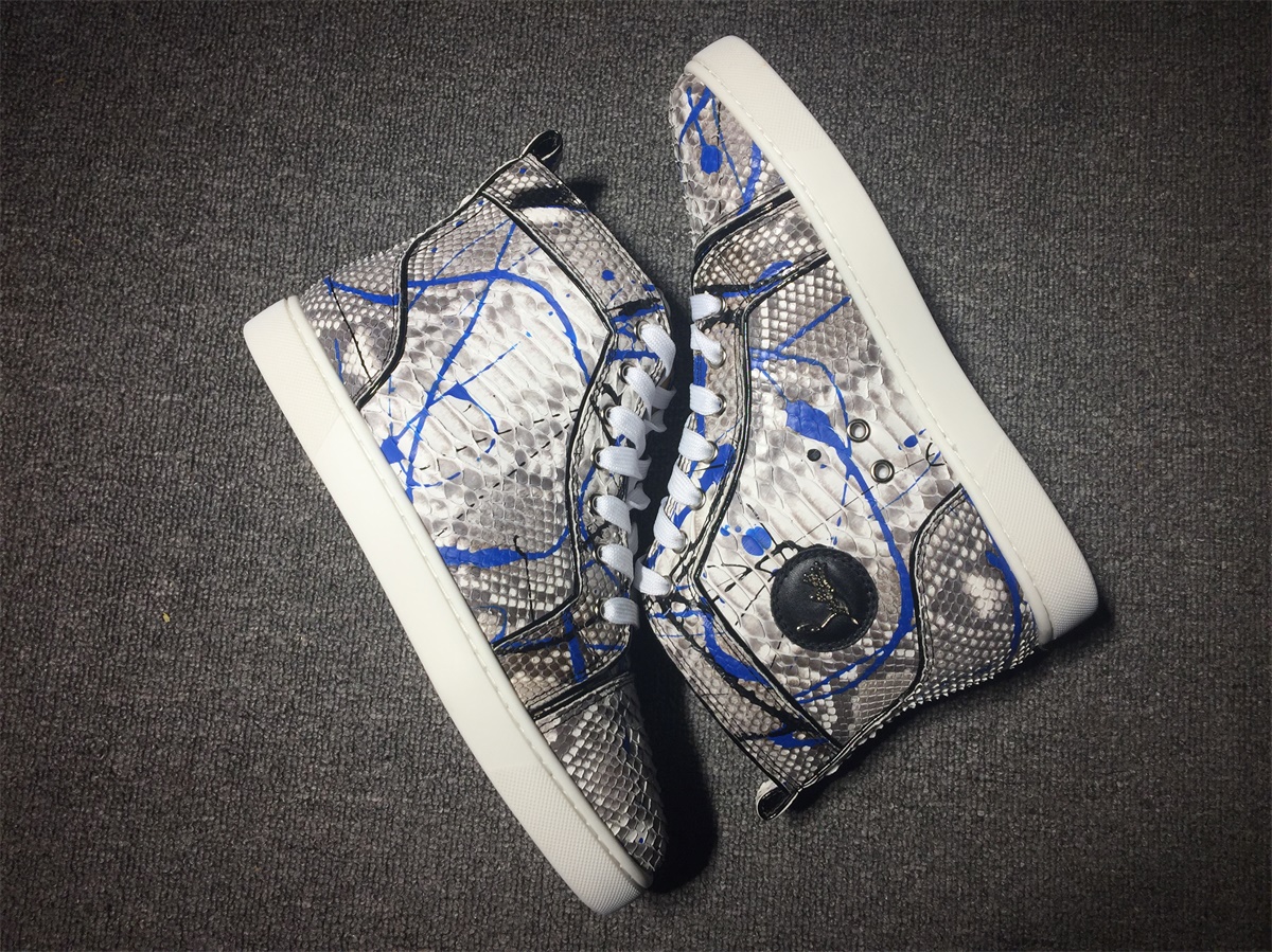 C*ristian L*uboutin Python Sneaker